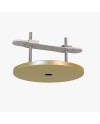 TEK PARTS * BASE EMPOTRAR PARA COLGANTES * ORO MATE